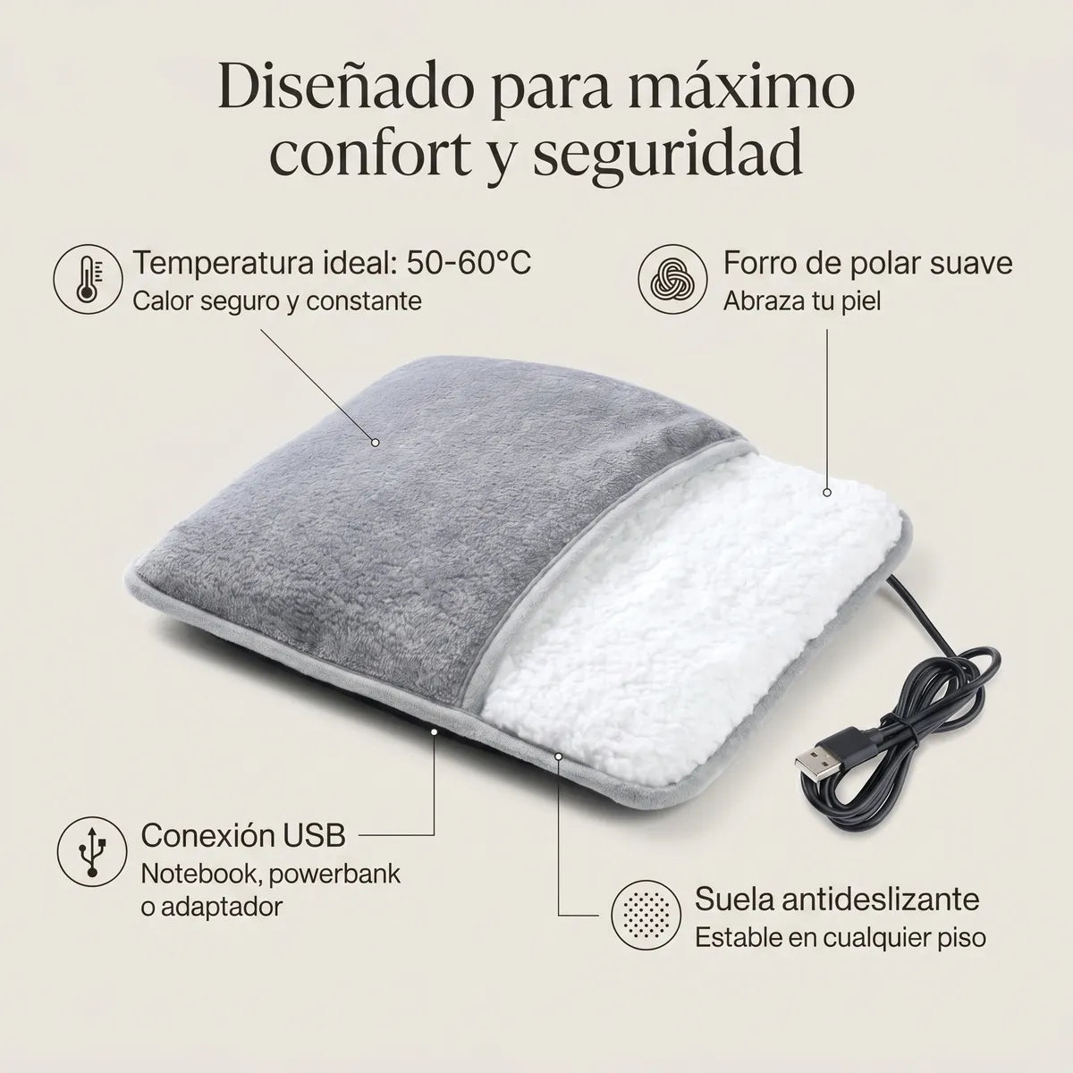 Allivium PRO - Sistema Personal de Calor USB + Masajeador EMS de Regalo