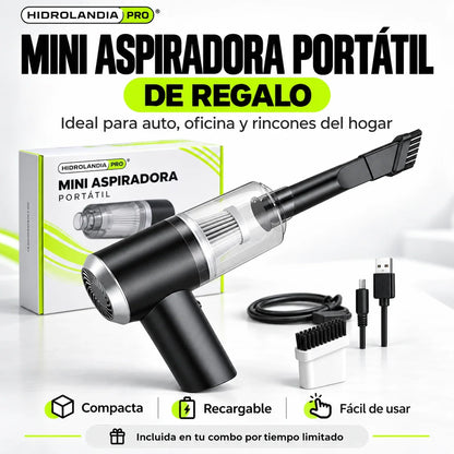COMBO BLACK FRIDAY: Hidrolavadora + (Aspiradora Portátil + Doble Batería + Maletín)