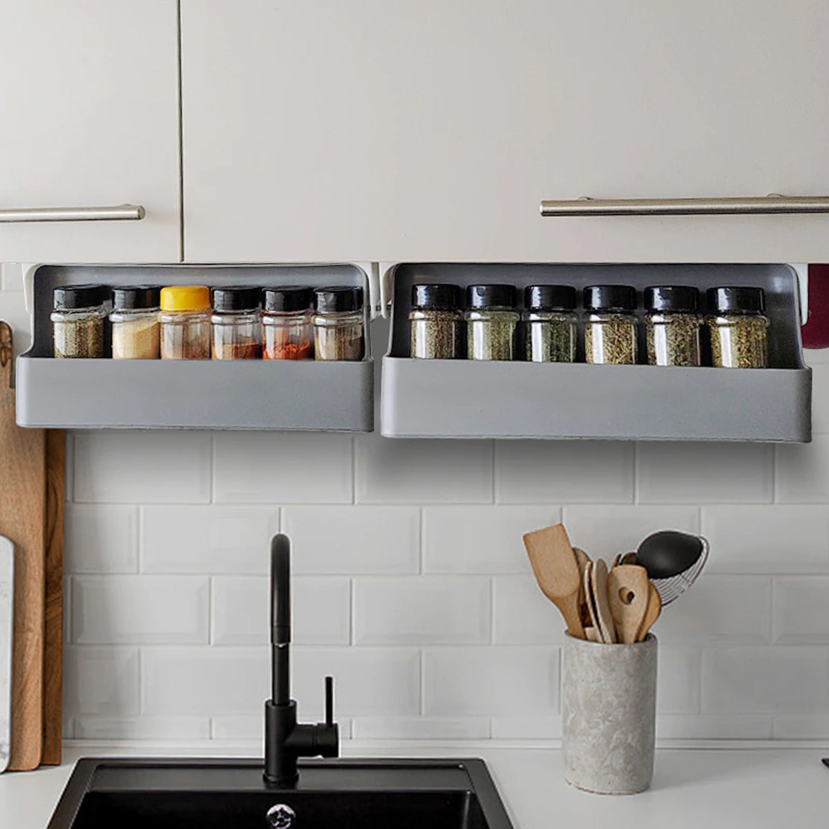 Estante Organizador Sin Taladrar para tu Cocina o Bar
